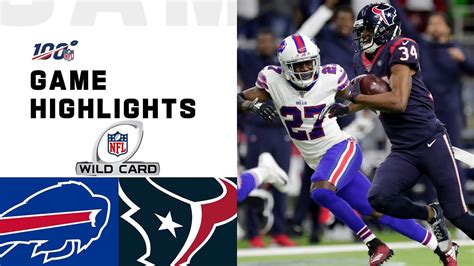 Bills vs. Texans Wild Card Round Highlights 